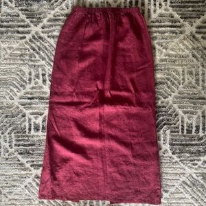 100% Linen Skirt
